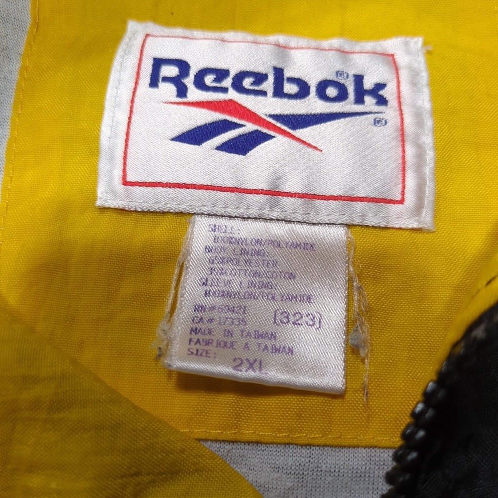Vtg Reebok Track Suit University Of Iowa Hawkeyes Mens 2XL Black Caitlin Clark - Picture 4 of 16